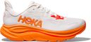 Chaussures Running Hoka Clifton 10 Blanc/Orange Homme