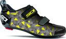 Chaussures de Triathlon Sidi T-5 Air 4 Gris Jaune