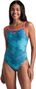 Maillot de Bain Arena Camo Kikko Swimsuit Challe Bleu