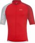 GORE C5 short-sleeved jersey Red/White