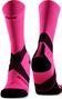 X-Socks Bike Expert Crew Socken Fluo Pink/Schwarz