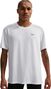 Maglia a maniche corte Nike Miler bianca da uomo