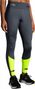 Lange Strumpfhose Brooks Run Visible Schwarz Gelb Damen