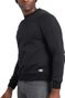 Chrome Issued Fleece Crew Long Sleeve Top Black XL