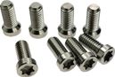 Alugear deck nuts and bolts for single-plate 5 pieces Black