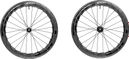 Paar Zipp 454 NSW Tubeless Disc Laufräder 700c | 12x100 - 12x142mm | Centerlock