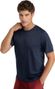 T-shirt randonnée manches courtes homme Scout Marine Bleu