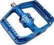 Paire de Pédales Plates Burgtec Penthouse Flat MK5 B-Rage Edition Pedals - Deep Blue / Bleu