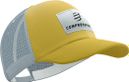 Casquette Compressport Trucker 6P Cap Gris/Jaune