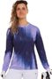 Dharco Gravity Maglia a manica lunga da donna Bianco/Blu