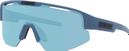 Bliz Matrix Small Brille Mattblau - Ice Blue Mirror