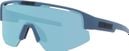 Lunettes Bliz Matrix Small Bleu Mat - Ice Blue Mirror