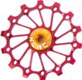 Jockey Wheel KCNC Narrow/Wide Long teeth Roulement Céramique Rouge 14 Dents