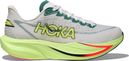 Hoka Mach 7 Running Shoes White/Yellow/Red Women's