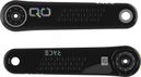 Manivelles carbone avec axe QO RACE Noir