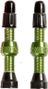 Pair of Stan's NoTubes Universal Presta 44mm Valves Green
