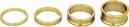 Set van 4 Wolf Tooth Precision Headset Spacers Kit Gold