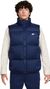 Ärmellose Daunenjacke Nike club Puffer Blau