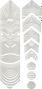 All Mountain Style Honeycomb 9 pcs Frame Guard Kit - Ape White