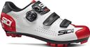 Sidi Trace 2 MTB Shoes White Black Red