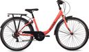 S’COOL chiX  vélo enfant  6 vitesses  Corail/Rouge foncé
