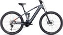 VTT Électrique Tout-Suspendu Cube Stereo Hybrid 120 Pro 625 Shimano Deore 12V 625 Wh 29'' Gris Flash 2023