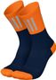 Chaussettes Running Incylence High-Viz V3 Bleu/Orange Fluo