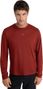 T-shirt randonnée manches longues homme Reserve Maroon Bordeaux