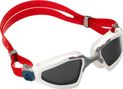Aquasphere Kayenne Pro Schwimmbrille Weiß / Rot - Graue Gläser