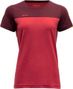 Women's Devold Norang Merino T-Shirt Red