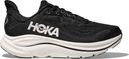 Chaussures Running Hoka Clifton 10 Large Noir/Blanc Homme