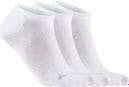 Chaussettes x3 Unisex Craft Core Dry Footies Blanc 
