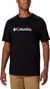 T-shirts Korte Mouwen Columbia CSC Basic Logo Zwart Heren