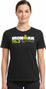 T-Shirt Manches Courtes Ironman 70.3 Luxembourg Noir Femme