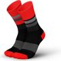 Incylence Ultralight Tracks Socken Schwarz Rot