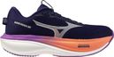 Chaussures Running Mizuno Wave Rider 30 Bleu/Orange/Violet Femme
