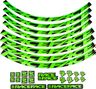 Kit di adesivi per ruote Race Face Verde neon