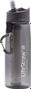 LifeStraw Go2  filtre d'eau bouteille avec paille de filtre intégrée gris