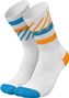 Chaussettes Running Incylence Disrupts Blanc/Bleu/Orange