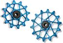 Coppia di ruote deragliatrici Garbaruk per Sram 11/12v Blu