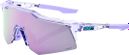 100% Speedcraft XS Brille Violett Transparent - HiPER Linse Spiegel Violett