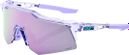 100% Speedcraft XS Clear Violet Goggles - HiPER Purple Mirror Lens