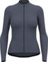 Odlo Women's Full Zip Performance Wool Long Sleeve Jersey Grey
