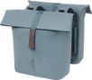 Basil Tas City Dubbel - Cuir de vegan - Bleu graphite