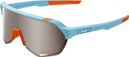 Lunettes 100% S2 - Soft Tact Two Tone - Verres HiPER Miroir Argent