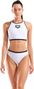 Maillot de Bain Arena Y-Line Blanc/Noir Femme