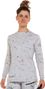 Maglia a manica lunga Race Donna Grigio/Verde