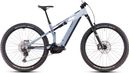 VTT Électrique Tout-Suspendu Cube Stereo Hybrid One44 HPC Race 800 Shimano Deore XT 12V 800 Wh 27.5'' Bleu Pigeon Art 2025