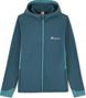 Damen Fleecejacke Lagoped Gelinotte Hoodie Blau