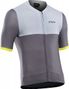 Northwave Storm Air Short Sleeve Jersey Grey/Fluo Yellow